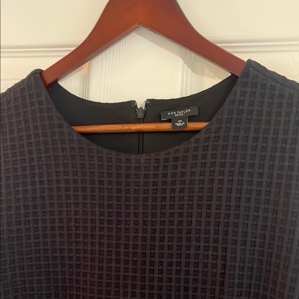Ann Taylor Black Pattern Dress